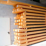 travetti in legno